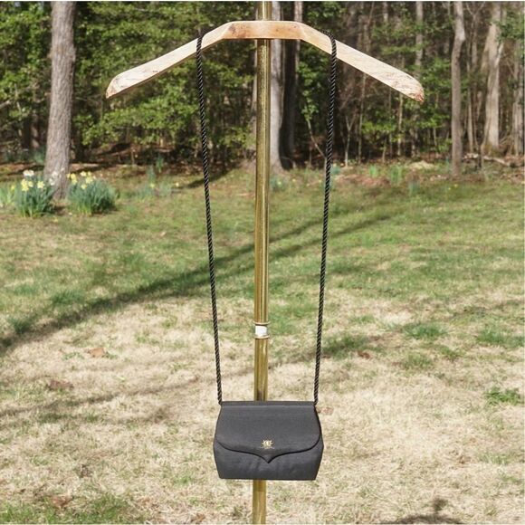 Vintage Chopard Casmir Mini Black Evening Bag - Picture 2 of 7